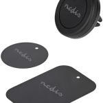 Suporte Magnético de Smartphone p/ Carro (Preto) - NEDIS