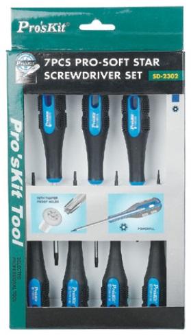Conjunto Chaves Torx c/ Furo (7 pcs) - Proskit