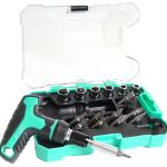 Estojo de Chave Roquete c/ Bits e Extensores (19x) - Proskit