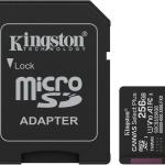 Cartão de Memória Canvas Select Plus Gen3 256GB MicroSDXC UHS - I Classe 10 + Adaptador - KINGSTON