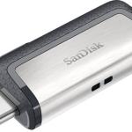 Pen Drive USB/USB C Compatível c/ Smartphones 64GB (Prateado) - SANDISK