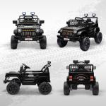 Carro Elétrico para Crianças Carro Elétrico Infantil UTV 12V com Velocidade Ajustável USB e Faróis 95x62,5x65 cm Preto