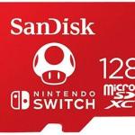 Cartão de Memória 128GB MicroSDXC p/ Nintendo Switch - SANDISK