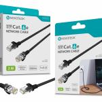 Cabo de Rede Blindado Novoteck STP Cat.6e SE-008 – 3,0m, 1000 Mbps, Conectores RJ45