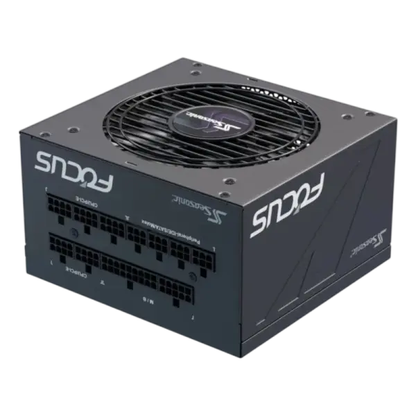 Fonte de Alimentação ATX Focus GX - 850W V4 80 Plus Gold Full Modular (Preta) - SEASONIC
