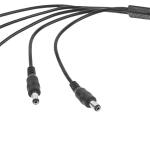 Cabo Adaptador 1 Femea - 5 Machos Alimentação DC (40cm)