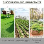 Malha Geotêxtil 2x50 m Malha de jardim contra ervas daninhas 100 g / m² rolo de malha preto