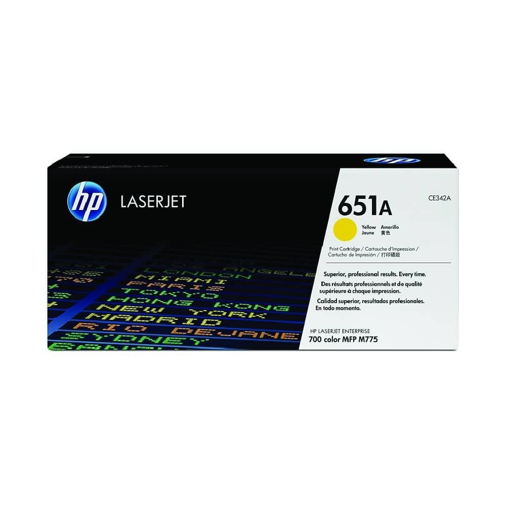 Toner Original HP 651A CE342A Amarelo — Recondicionado