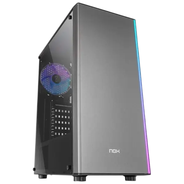 Caixa ATX Infinity Omega RGB com Janela Preta - NOX
