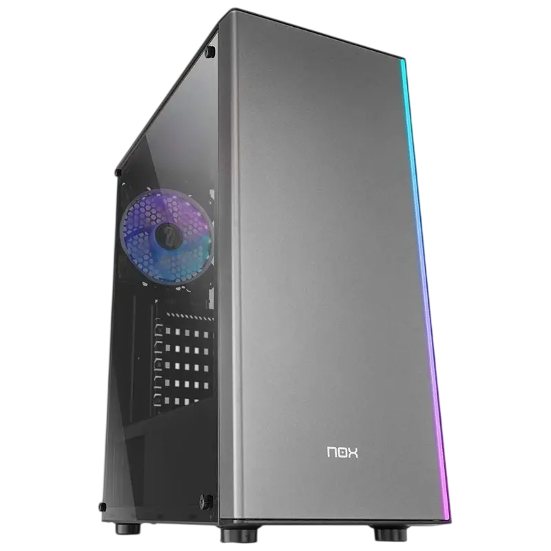 Caixa ATX Infinity Omega RGB com Janela Preta - NOX