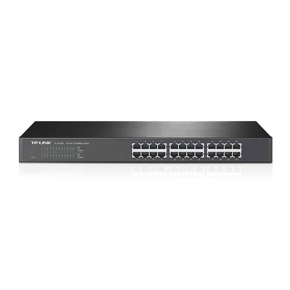 Switch TP - Link em Rack SF1024 24Portas 10/100Mbits