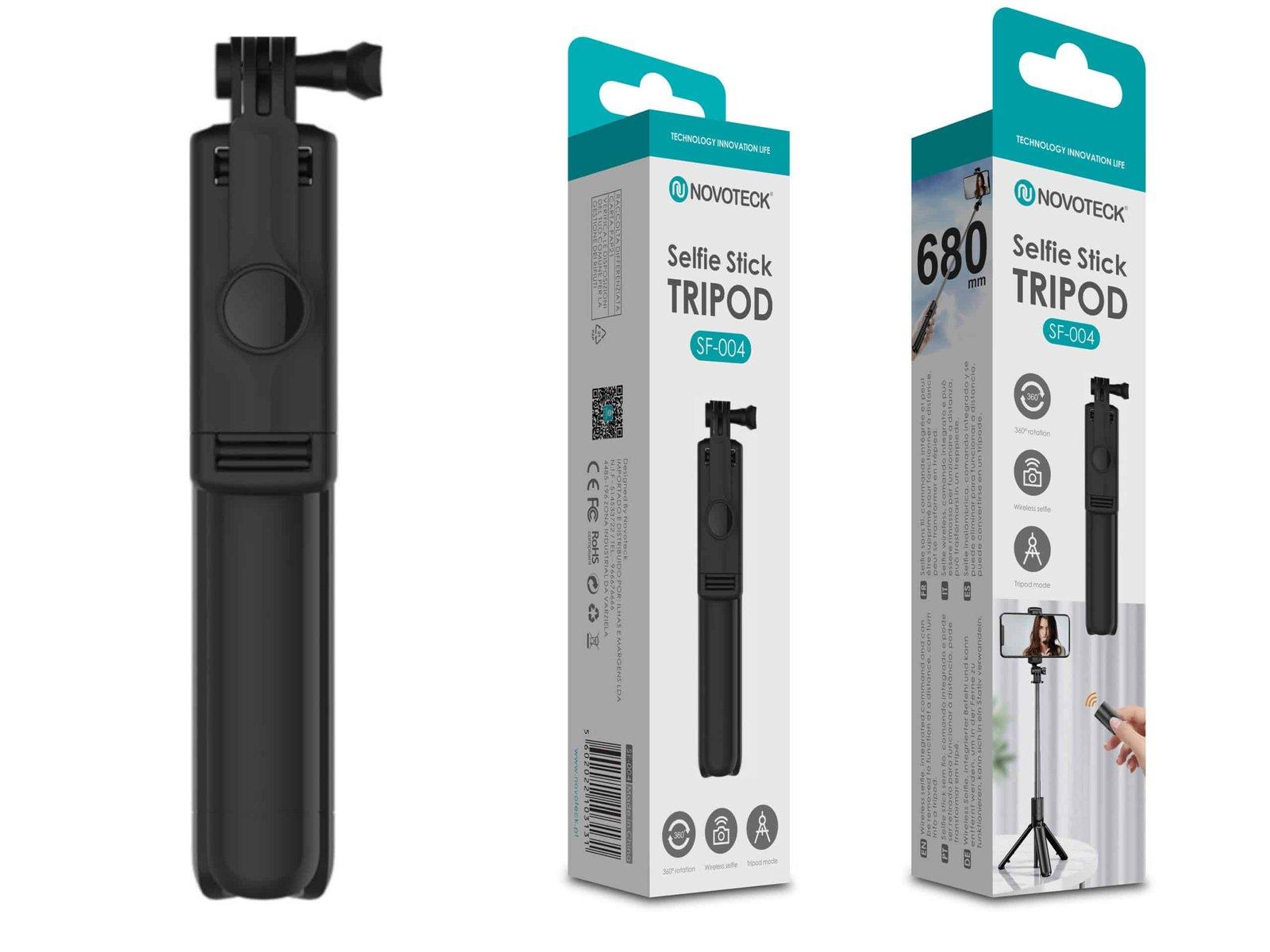 Selfie Stick Tripod Rotação 360° SF-004