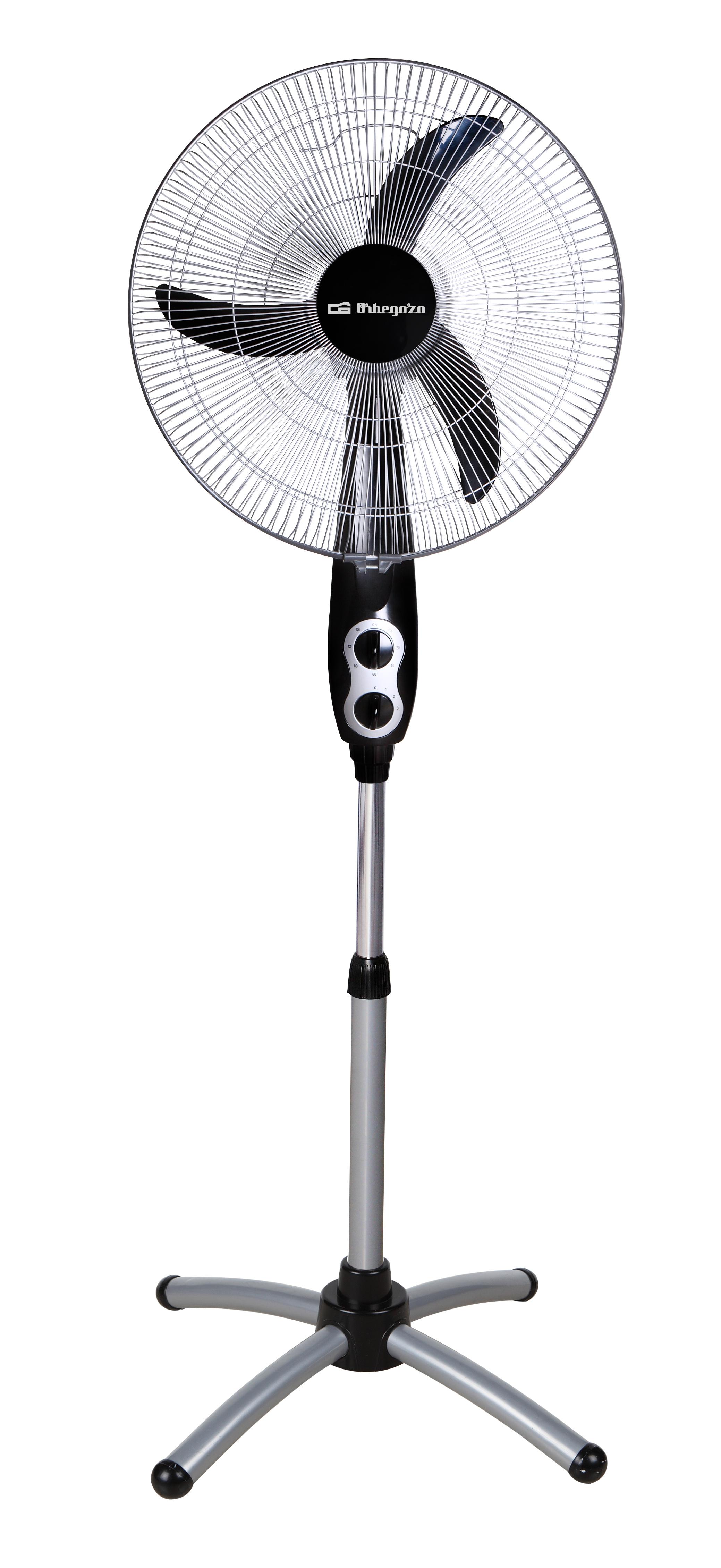 Ventoinha de Pé 3 Velocidades 60W (Ø45cm) c/ Temporizador - ORBEGOZO