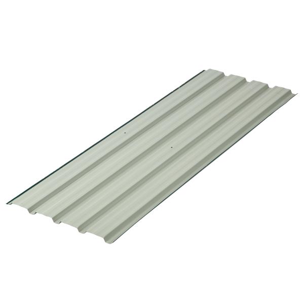 Conjunto de 12 Painéis para Teto de Aço Galvanizado Chapas Perfiladas de Teto 7m² para Abrigo de Ferramentas 129x45cm Verde