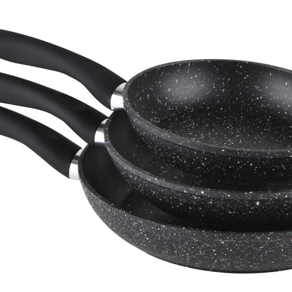 Pack 3 Frigideiras de Alumínio Forjado (18, 22 e 26 cm) - ORBEGOZO