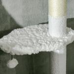 Arranhador para Gatos do Chão ao Teto com Altura Ajustável e 3 Plataformas em Forma de Nuvem 48x32x225 - 255 cm Branco