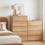 Cómoda de 4 Gavetas para Quarto Moderna Design sem Puxadores para Sala de Jantar Entrada 60x40x80 cm Madeira