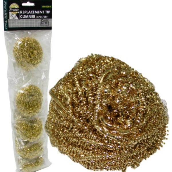 Pack 5x Esfregão de Limpeza p/ Ferros Soldar - Proskit