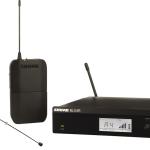 Central Microfone UHF MX53 s/ Fios c/ Microfone Headgege (Preto) - SHURE