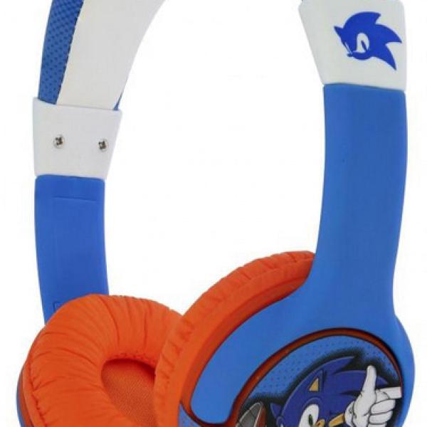 Auscultadores c/ Fio Sonic the Hedgehog (Azul) - OTL TECHNOLOGIES