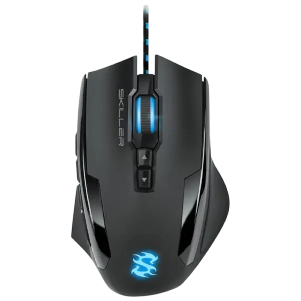 Rato Óptico Skiller SGM1 10800 DPI RGB (Preto) - SHARKOON