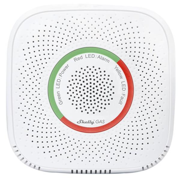 Sensor de Gás Natural CNG Inteligente Wi - Fi c/ Alarme Sonoro e Luminoso - Shelly GAS CNG