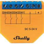 Módulo Interruptor de Ativação de Cenários p/ Automação Wi - Fi c/ 4 Entradas - Shelly Plus I4 DC