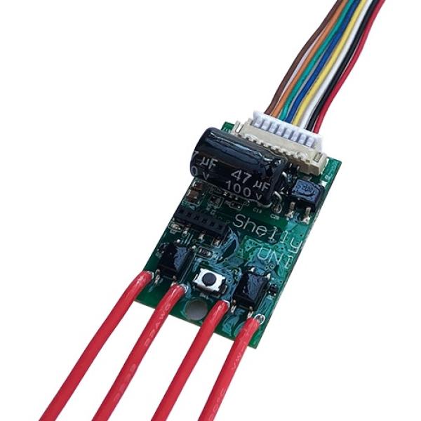 Módulo Mini Interruptor Duplo p/ Automação Wi - Fi de Baixa Tensão 12..36VDC / 12..24VAC - SHELLY