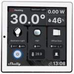 Painel Tátil 4 p/ Parede c/ Relé (Wi - Fi/Bluetooth) Branco - Shelly Wall Display