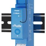Módulo p/ Calha DIN c/ 1 Relés p/ Automação Z - Wave - Shelly Qubino Wave Pro 1