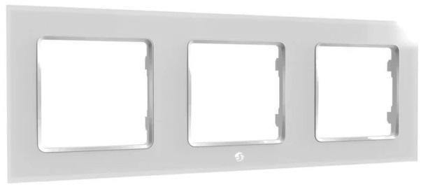Espelho Triplo p/ Interruptores Shelly (Branco) - Shelly Wall Frame 3