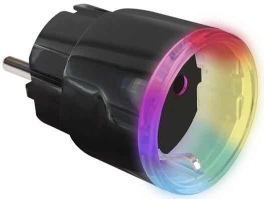 Tomada Inteligente Wi - Fi c/ Medidor de Consumo 220V (12A 2500W) Preto - Shelly Plus Plug S Black