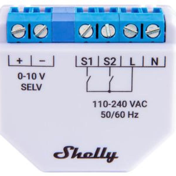 Módulo Interruptor Inteligente Plus Wi - Fi p/ Dimmer 0 - 10V - Shelly Dimmer 0 - 10V
