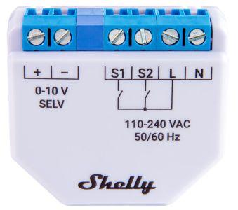 Módulo Interruptor Inteligente Plus Wi - Fi p/ Dimmer 0 - 10V - Shelly Dimmer 0 - 10V