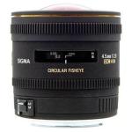 Objetiva Grande Angular 4.5mm f2.8 FISHEYE DC HSM - Sigma (Preto) - SIGMA