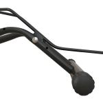 Estacionamento para Bicicletas Suporte para Bicicletas de Aço para Interior e Exterior 59x41x38 cm Preto