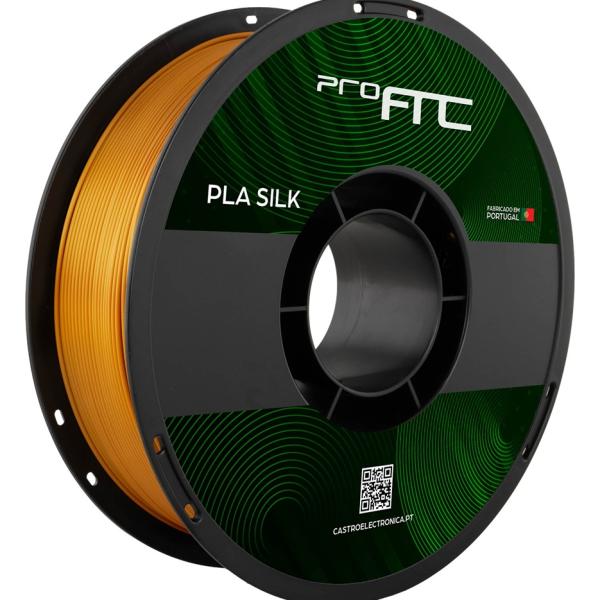 Filamento de Impressão 3D PLA SILK 1,75mm 1Kg (Dourado Profundo) - ProFTC
