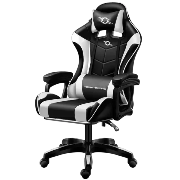 Cadeira Gaming 813 (Preto/Branco)