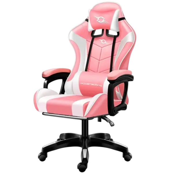 Cadeira Gaming 813 (Rosa/Branco)