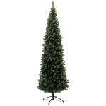 Árvore de Natal 225 cm Árvore de Natal Artificial com 980 Ramos e Suporte de Metal Árvore de Natal para Interior Verde