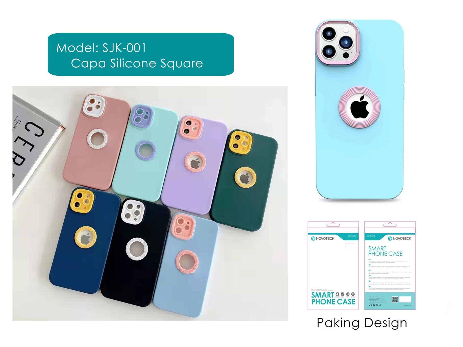 SJK-001 Capa Telemóvel Silicone Square