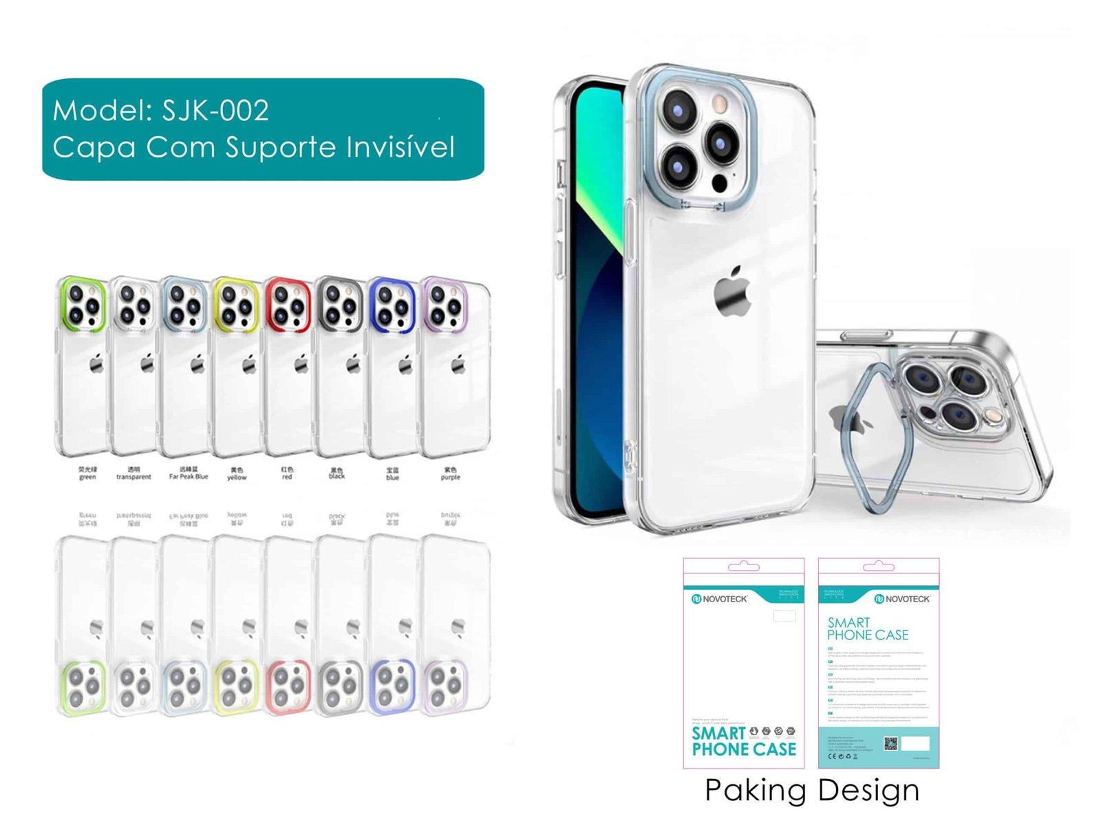SJK-002 Capa Telemóvel Com Suporte Invisível