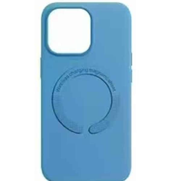 Capa para Smartphones com MagSafe - SJK-008 Compatível com Acessórios Magnéticos, Material Premium - Azul , IPHONE 14