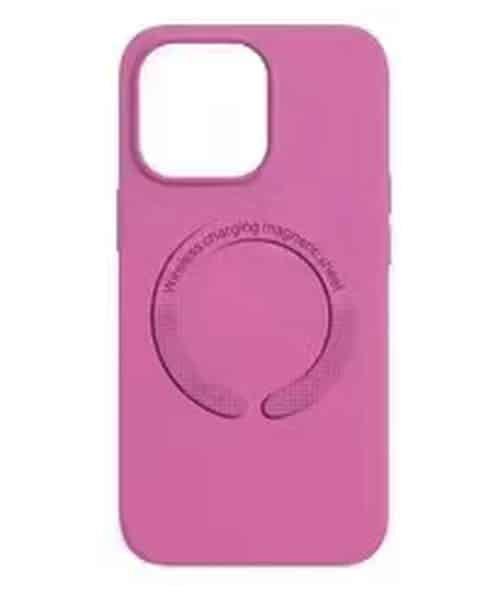 Capa para Smartphones com MagSafe - SJK-008 Compatível com Acessórios Magnéticos, Material Premium - Rosa , IPHONE 14