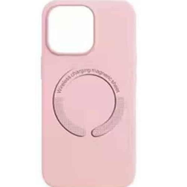 Capa para Smartphones com MagSafe - SJK-008 Compatível com Acessórios Magnéticos, Material Premium - Rosa Seca , iPhone 15 Pro