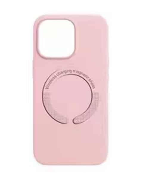Capa para Smartphones com MagSafe - SJK-008 Compatível com Acessórios Magnéticos, Material Premium - Rosa Seca , iPhone 13