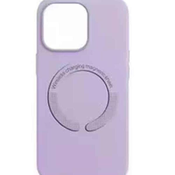 Capa para Smartphones com MagSafe - SJK-008 Compatível com Acessórios Magnéticos, Material Premium - Roxo , iPhone 13