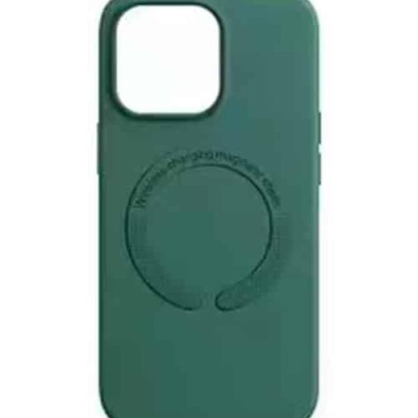 Capa para Smartphones com MagSafe - SJK-008 Compatível com Acessórios Magnéticos, Material Premium - Verde , iPhone 13 Pro Max