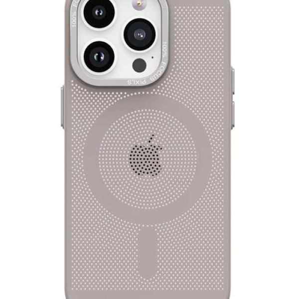 Capa Protetora MagSafe em Metal Calor Dissipação Novoteck SJK-011 - Alta Durabilidade, Compatível com Acessórios Magnéticos - Cinzento , iPhone 12 Pro