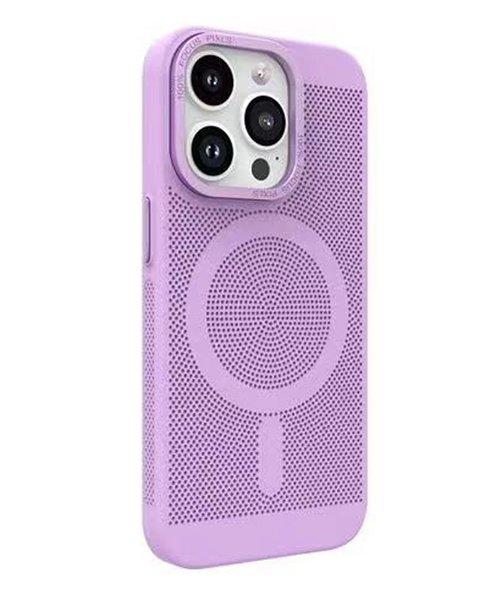 Capa Protetora MagSafe em Metal Calor Dissipação Novoteck SJK-011 - Alta Durabilidade, Compatível com Acessórios Magnéticos - Roxo , IPHONE 11 PRO